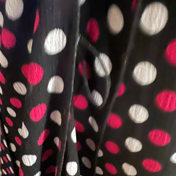 Sandra Darren - Polka Dot Dress - size 16W - Picture 3 of 6